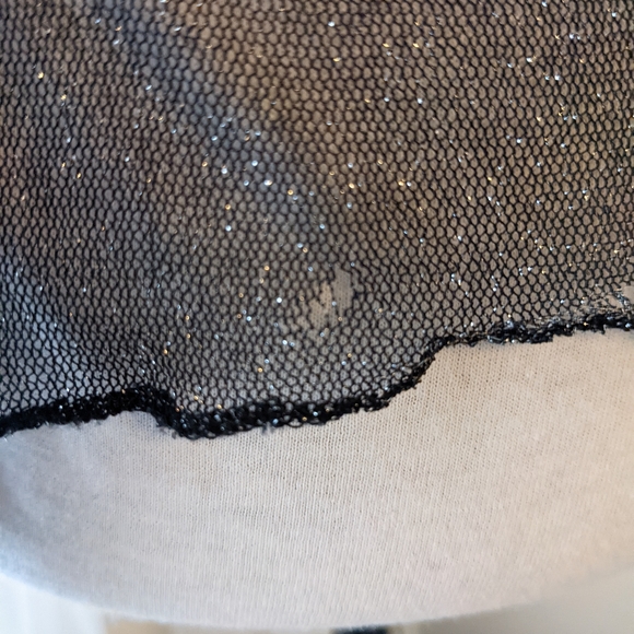 Elegant Shimmer Wrap Blouse - Picture 4 of 7